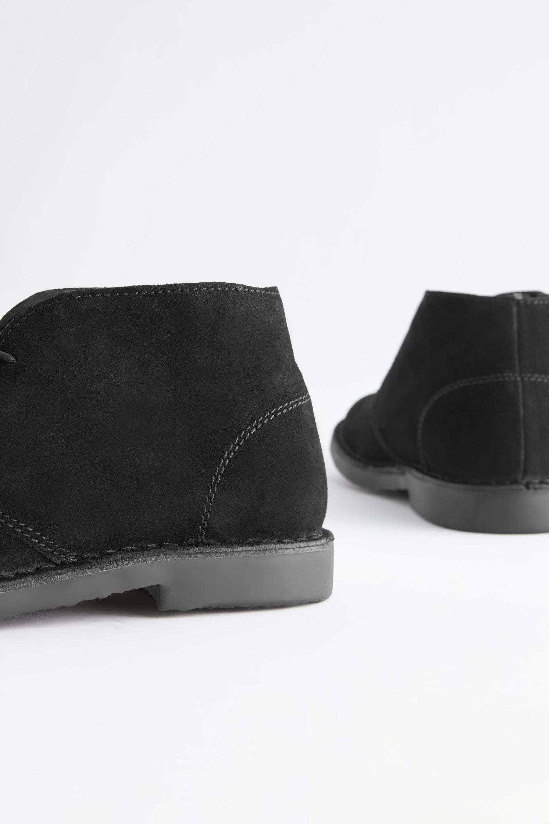 Black Suede Desert Boots