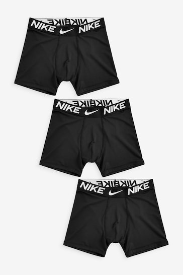 Nike Black Dri-FIT Kids Boxers 3 Pack