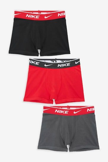 Nike Black/Red Kids Boxers 3 Packs