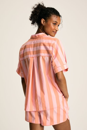 Joules Olivia Pink Stripe Pyjama Set