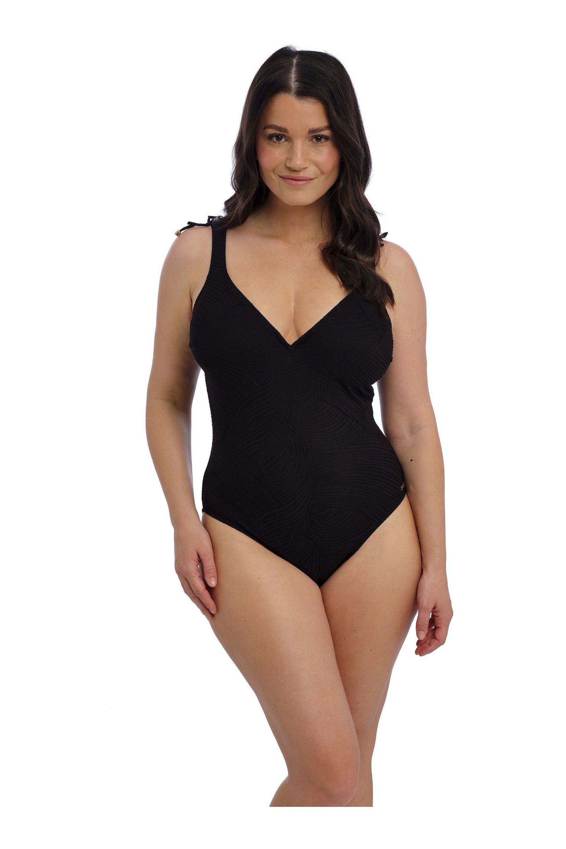 Underwire sales plunge swimsuit