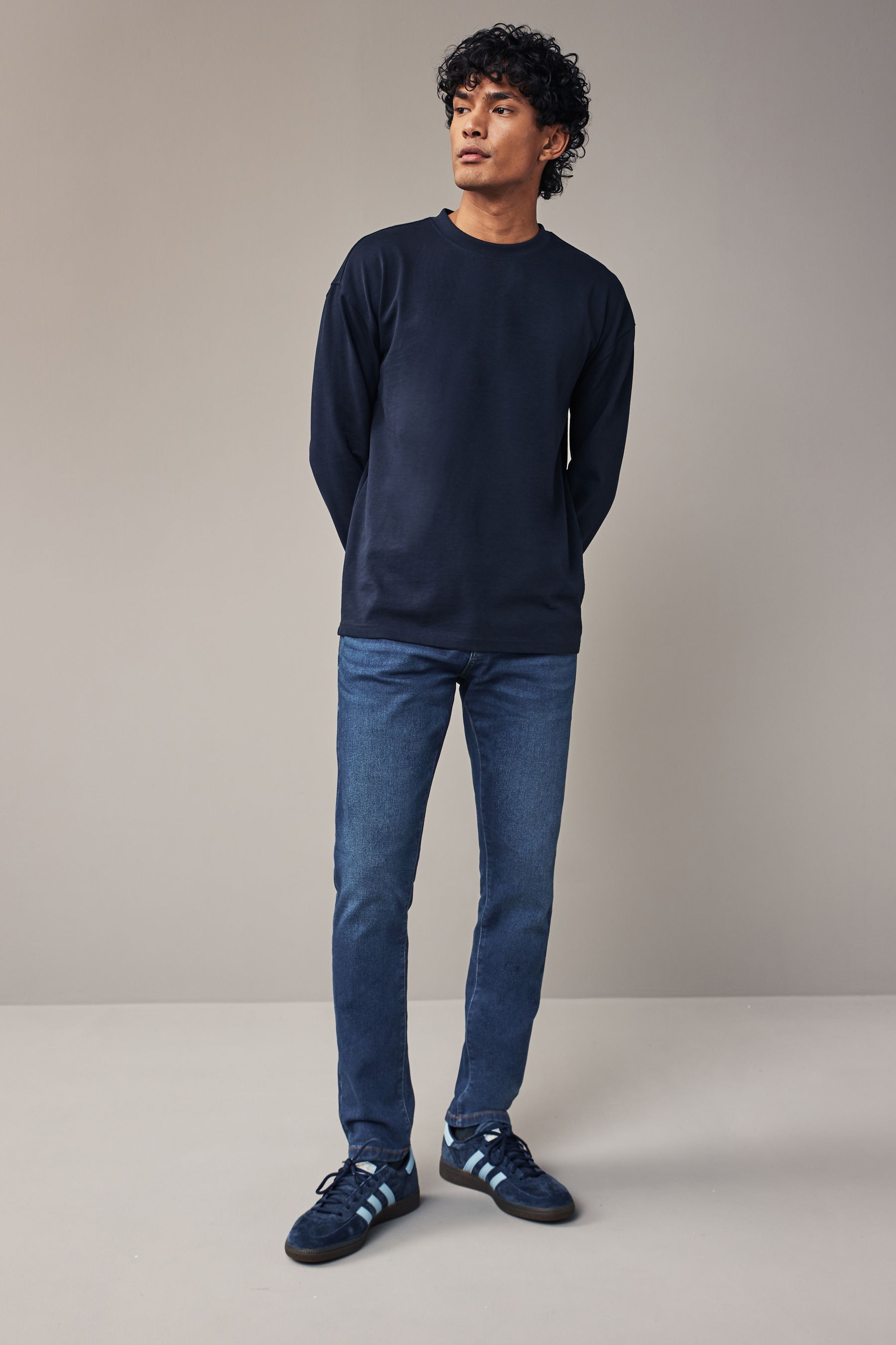 Blue Skinny Comfort Stretch Jeans