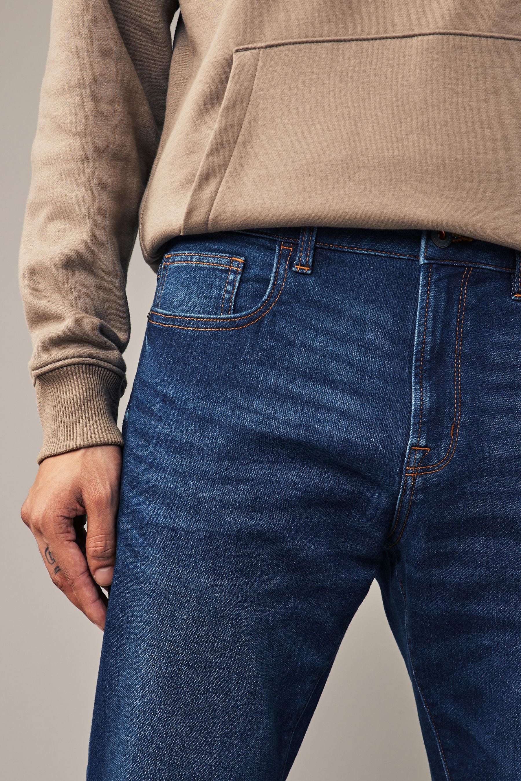 Buy Blue Slim Comfort Stretch Jeans from the Next UK online shop