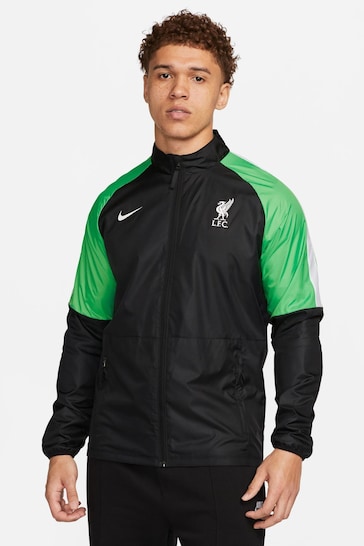 Nike Black Liverpool FC Repel Academy AWF Full-Zip Soccer Jacket