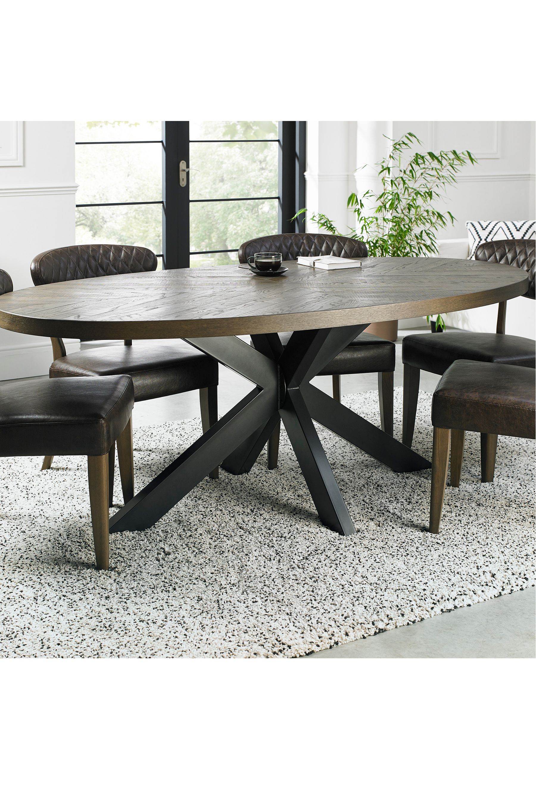 Rh x base shop dining table