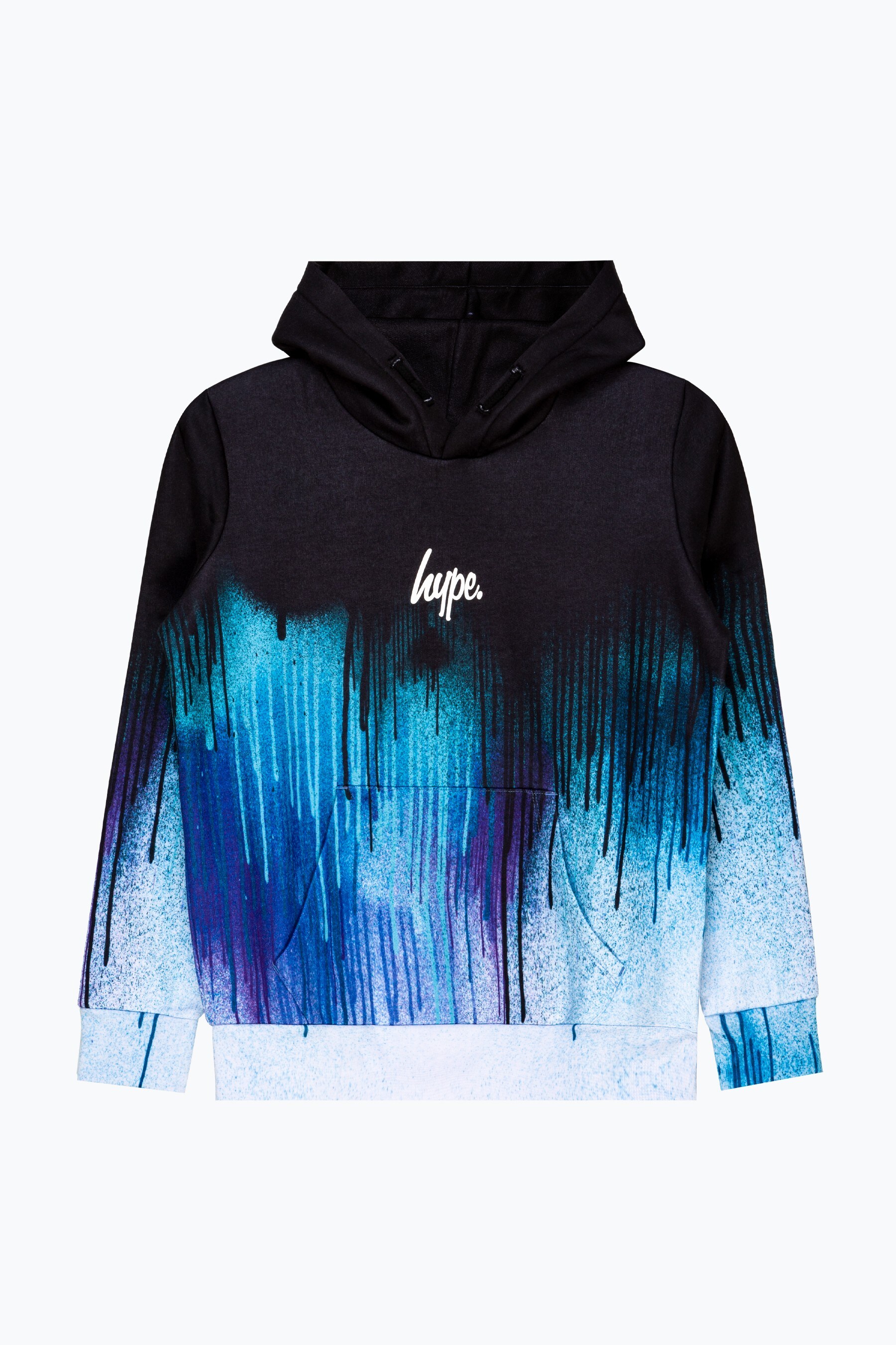 Buy Hype. Boys Black Blue Drip Script Hoodie from the Next UK