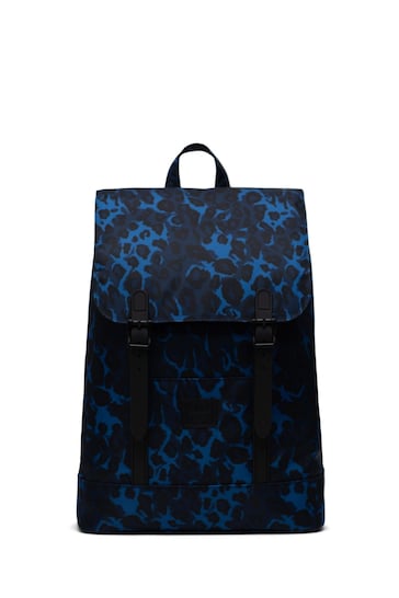 Herschel Supply Co. Small Blue Leopard Print Retreat Backpack