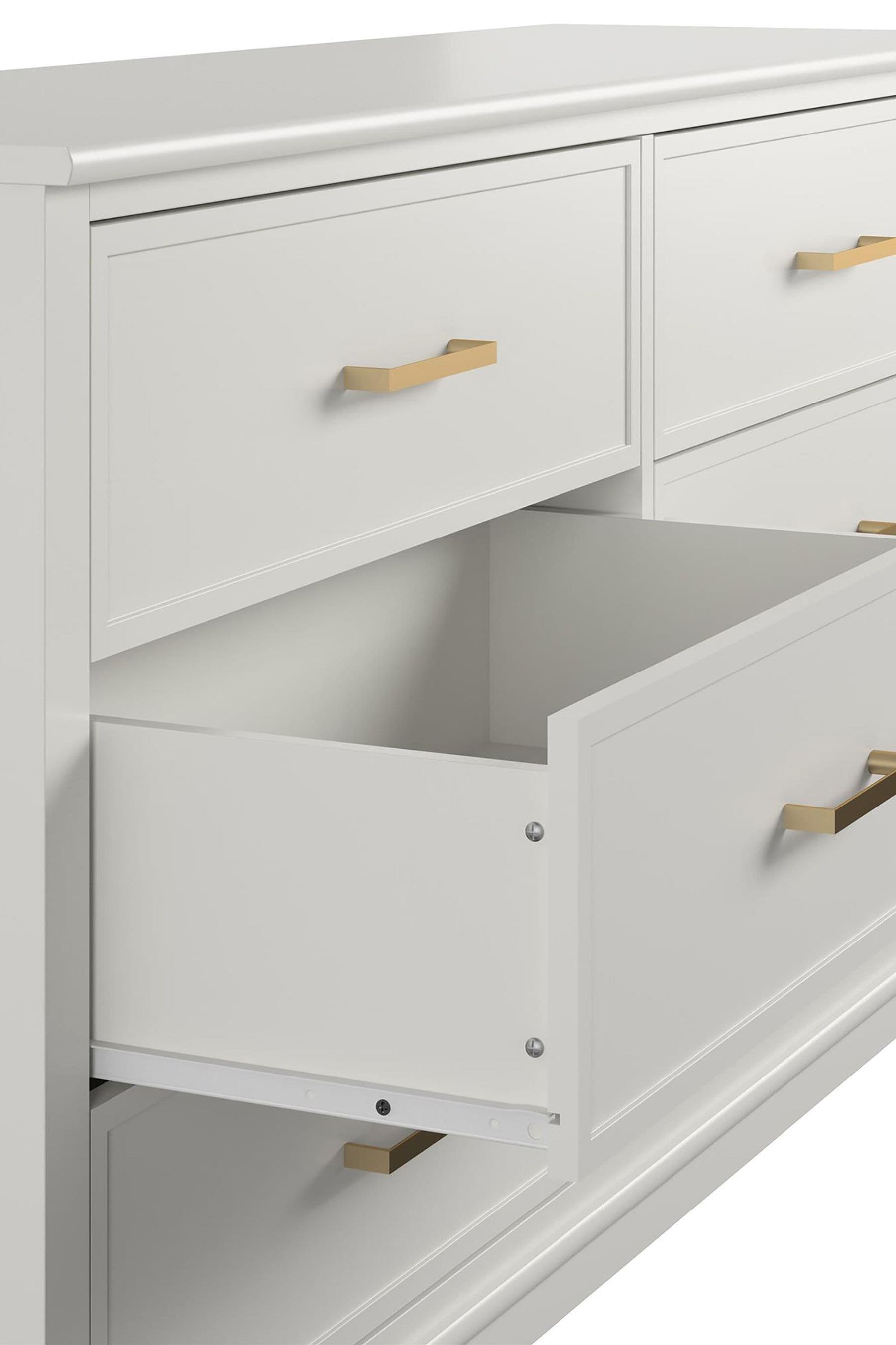 CosmoLiving White Westerleigh 6 Drawer Chest
