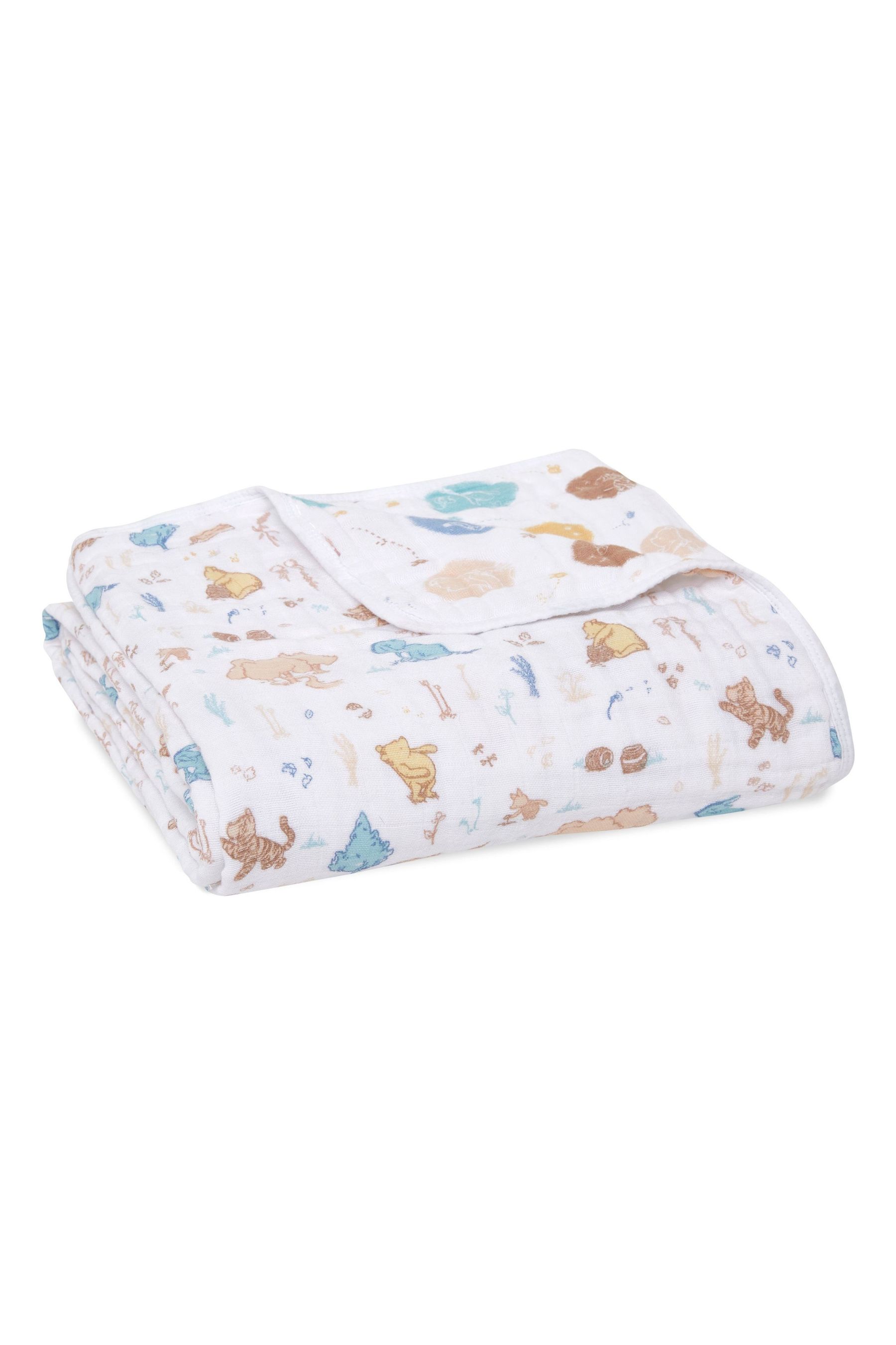 Winnie the pooh muslin blanket clearance