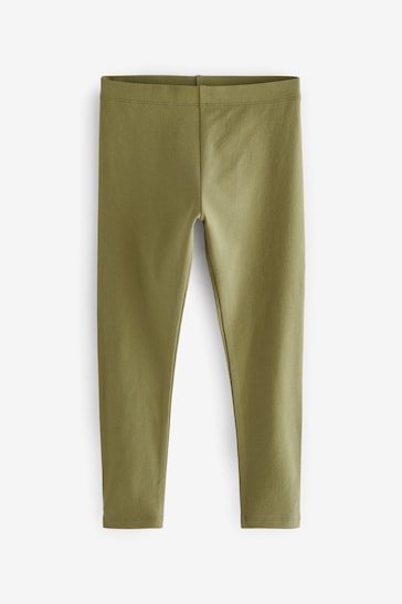 Green Khaki Regular Fit Leggings (3-16yrs)