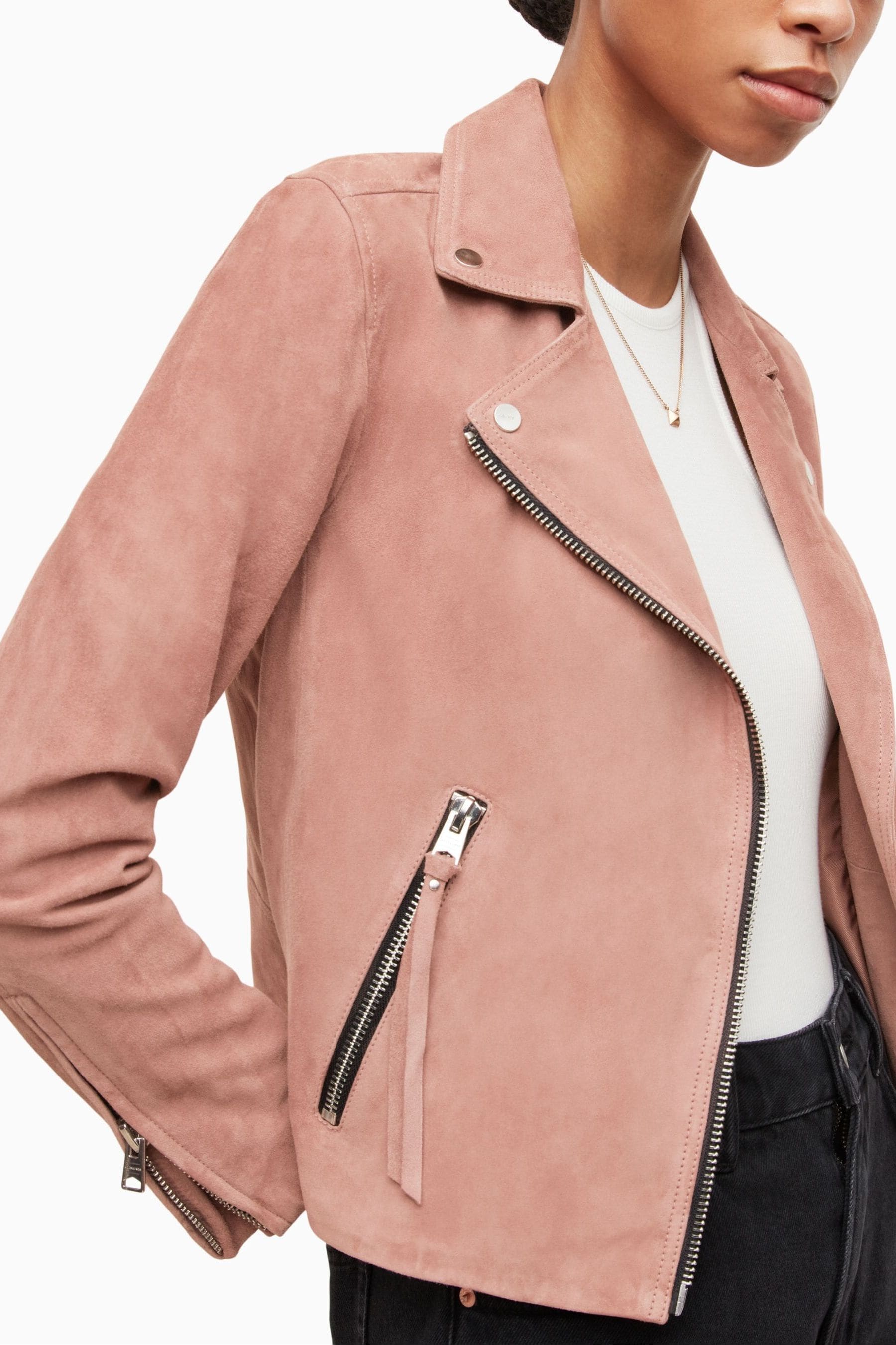 All saints dalby jacket pink clearance