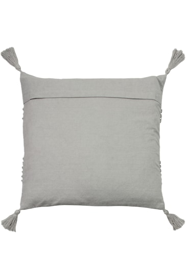 furn. Grey Halmo Woven Polyester Filled Cushion