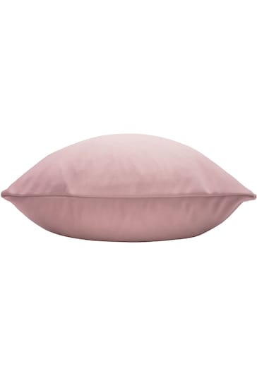 Evans Lichfield Powder Pink Sunningdale Velvet Polyester Filled Cushion