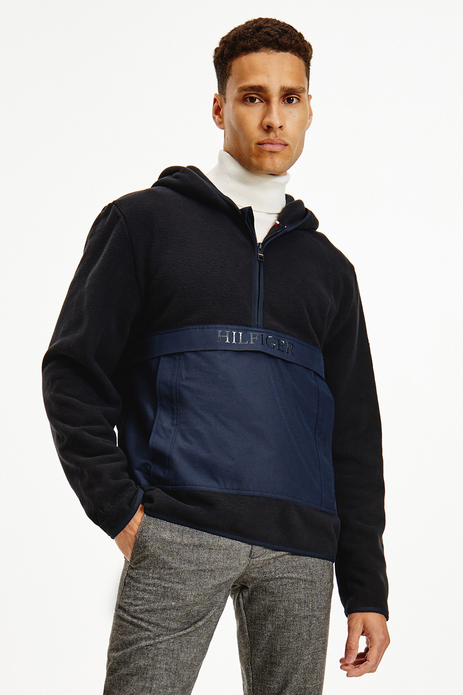 Tommy hilfiger polar fleece anorak outlet