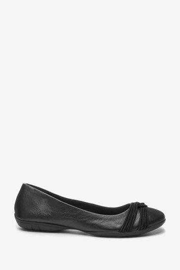 Black Forever Comfort® Multi Twist Ballet Shoes