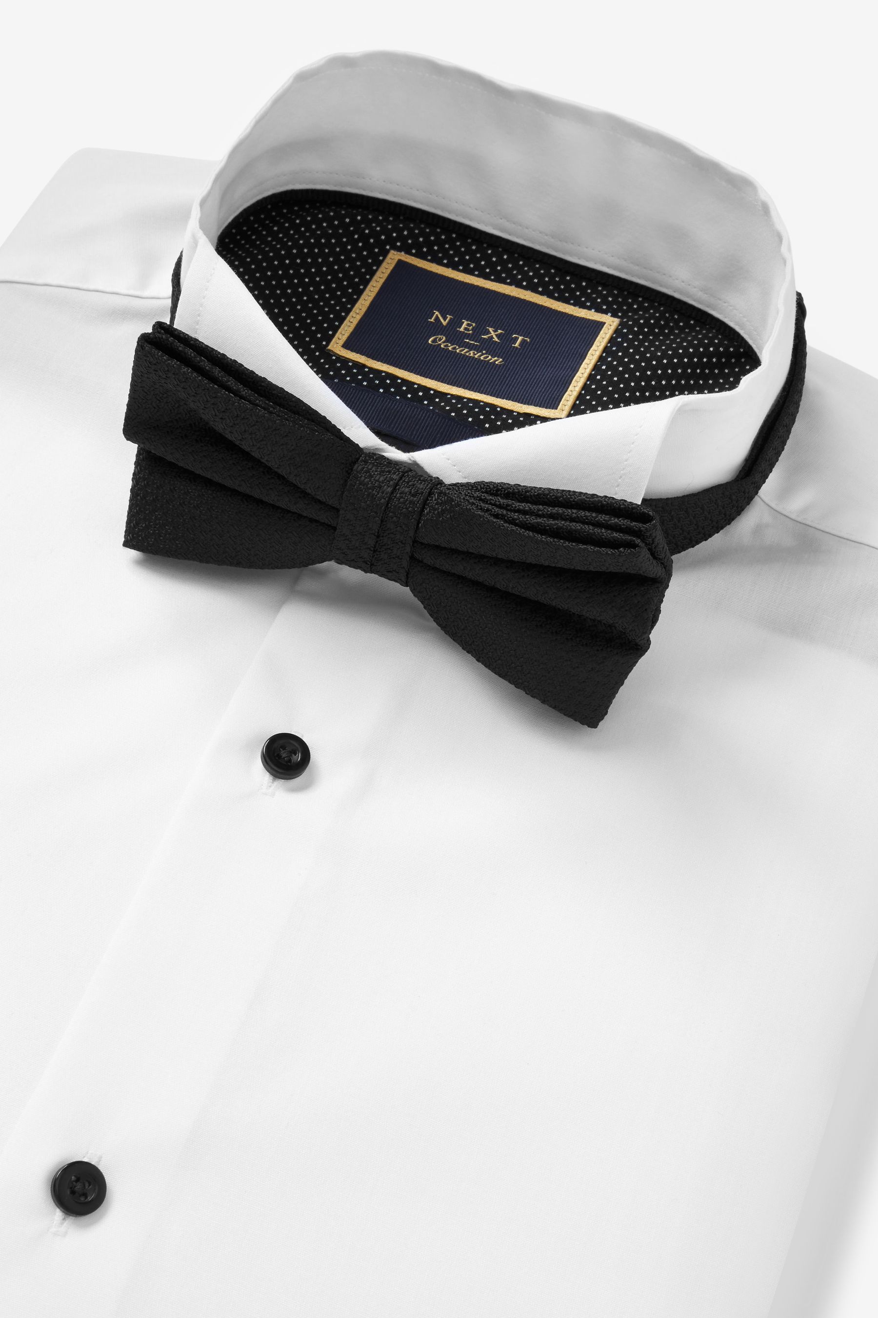 Short sleeve shirt with bow sale tie