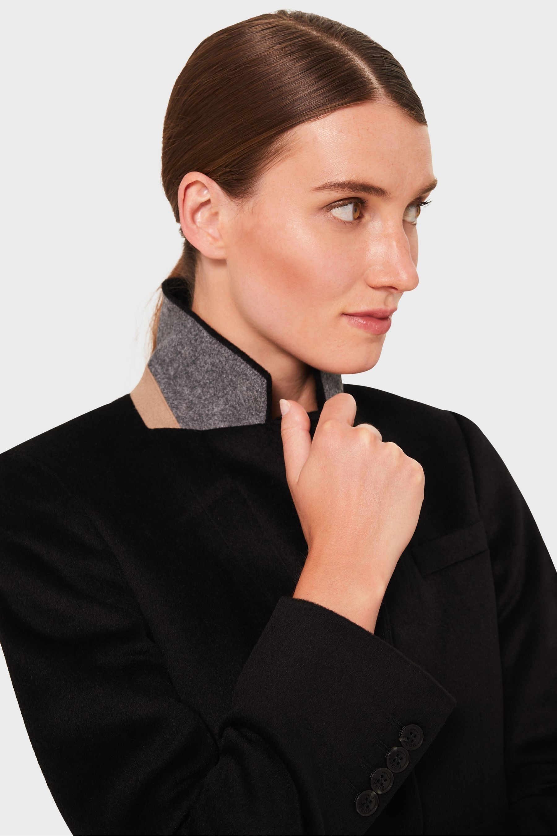 Hobbs tilda outlet coat dark green