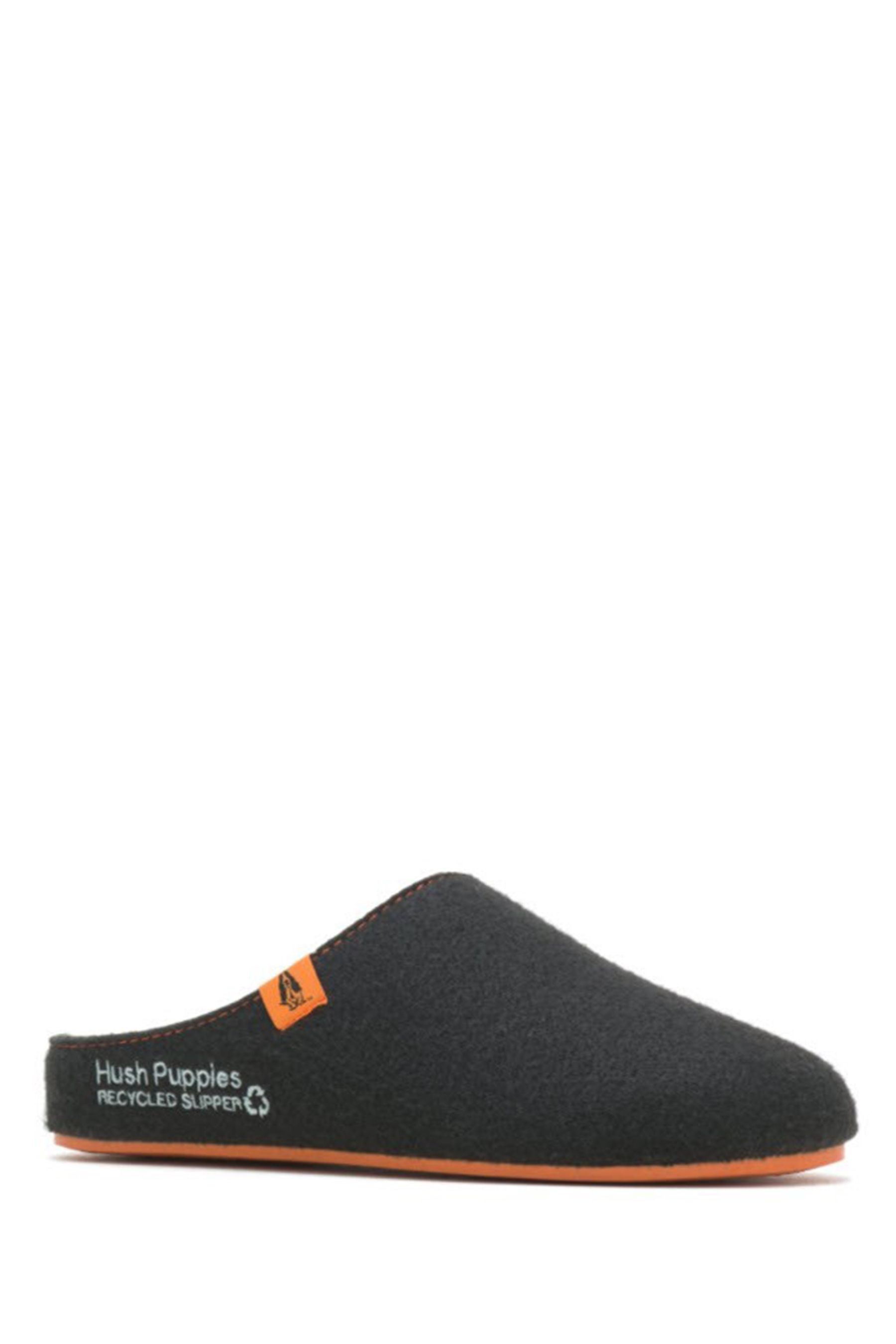 Hush Puppies Black The Good Slippers