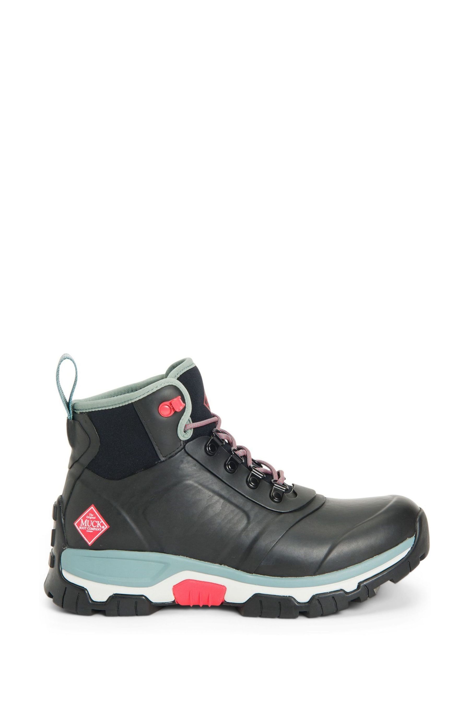 Black lace up wellies online
