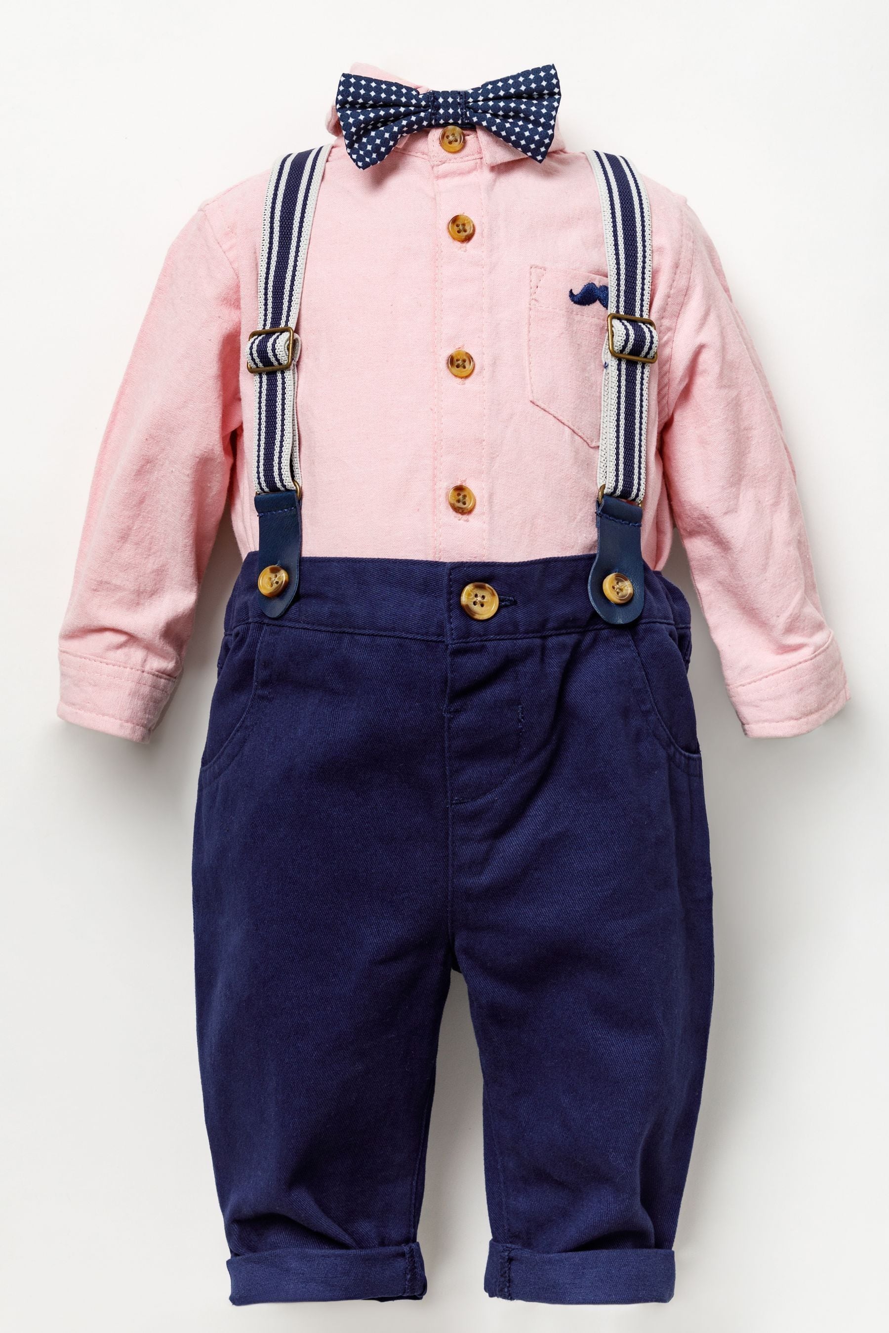Baby boy clearance braces outfit