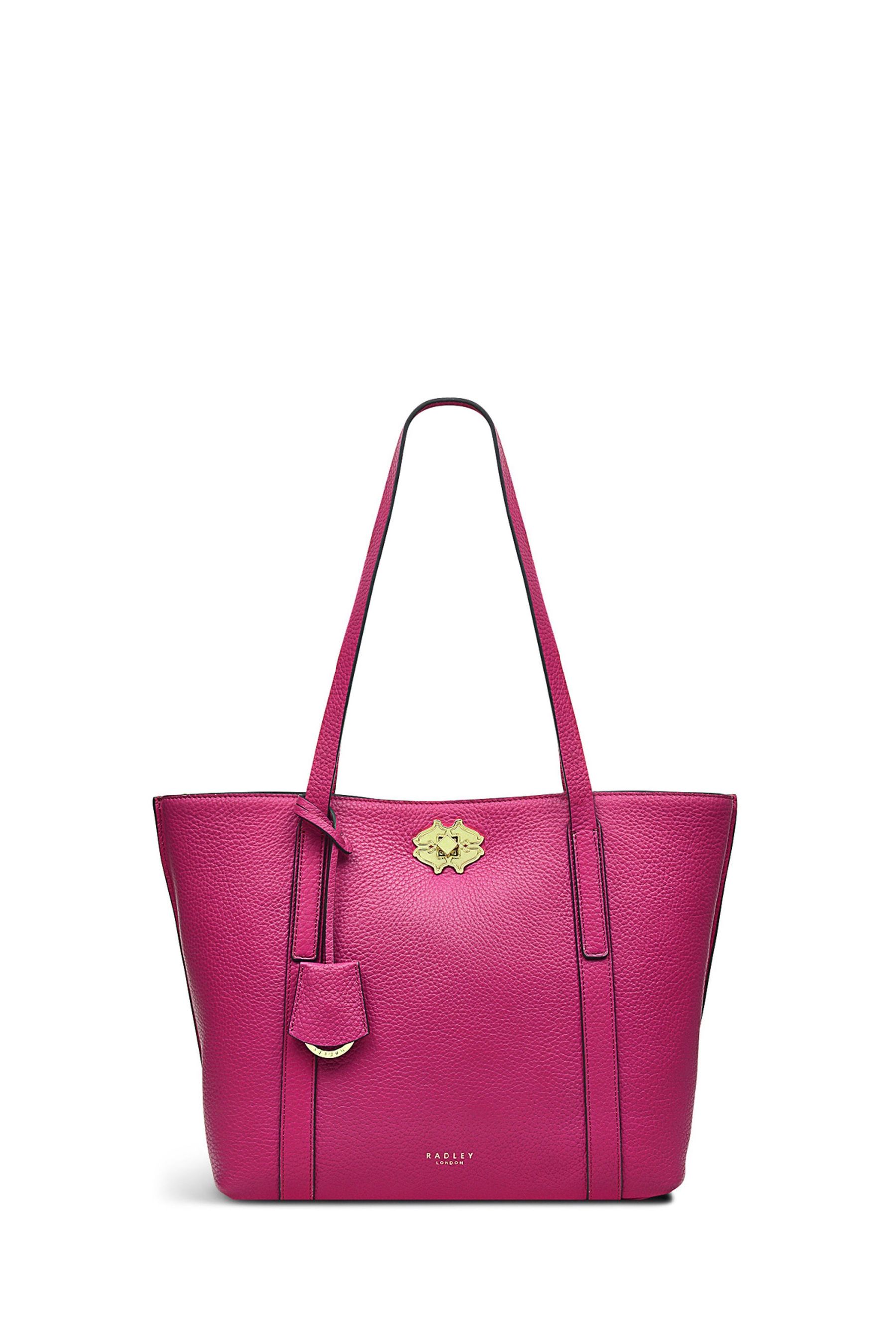 Buy Radley London Medium Pink Museum Street Zip Top Tote Bag from