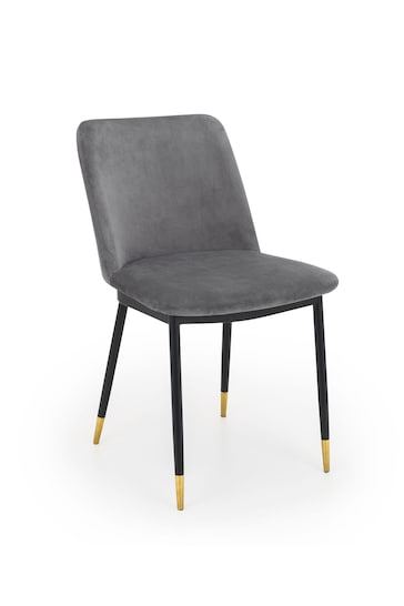 Julian Bowen Set of 2 Grey Delaunay Dining Chairs