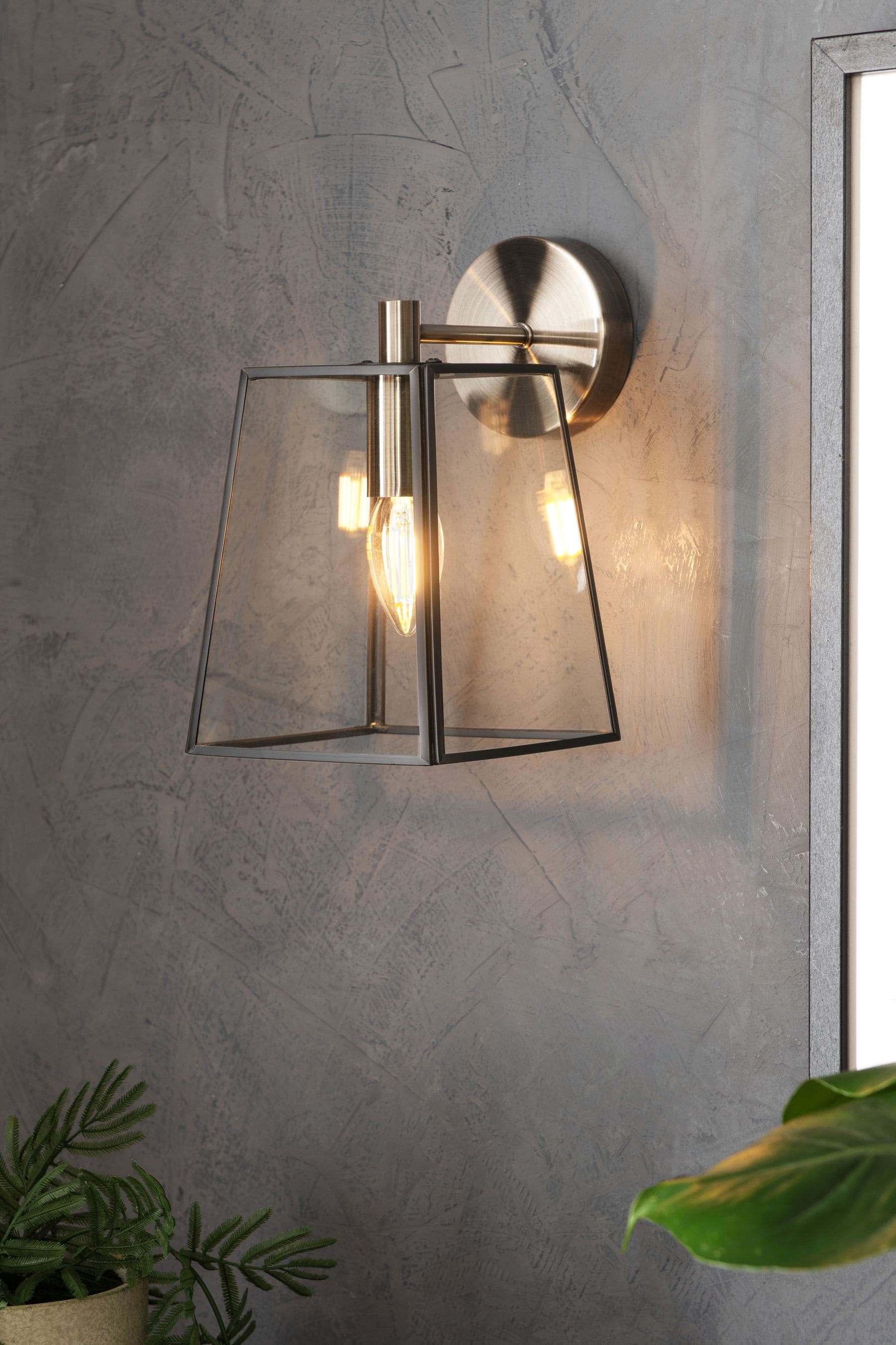 Black Warwick Wall Light