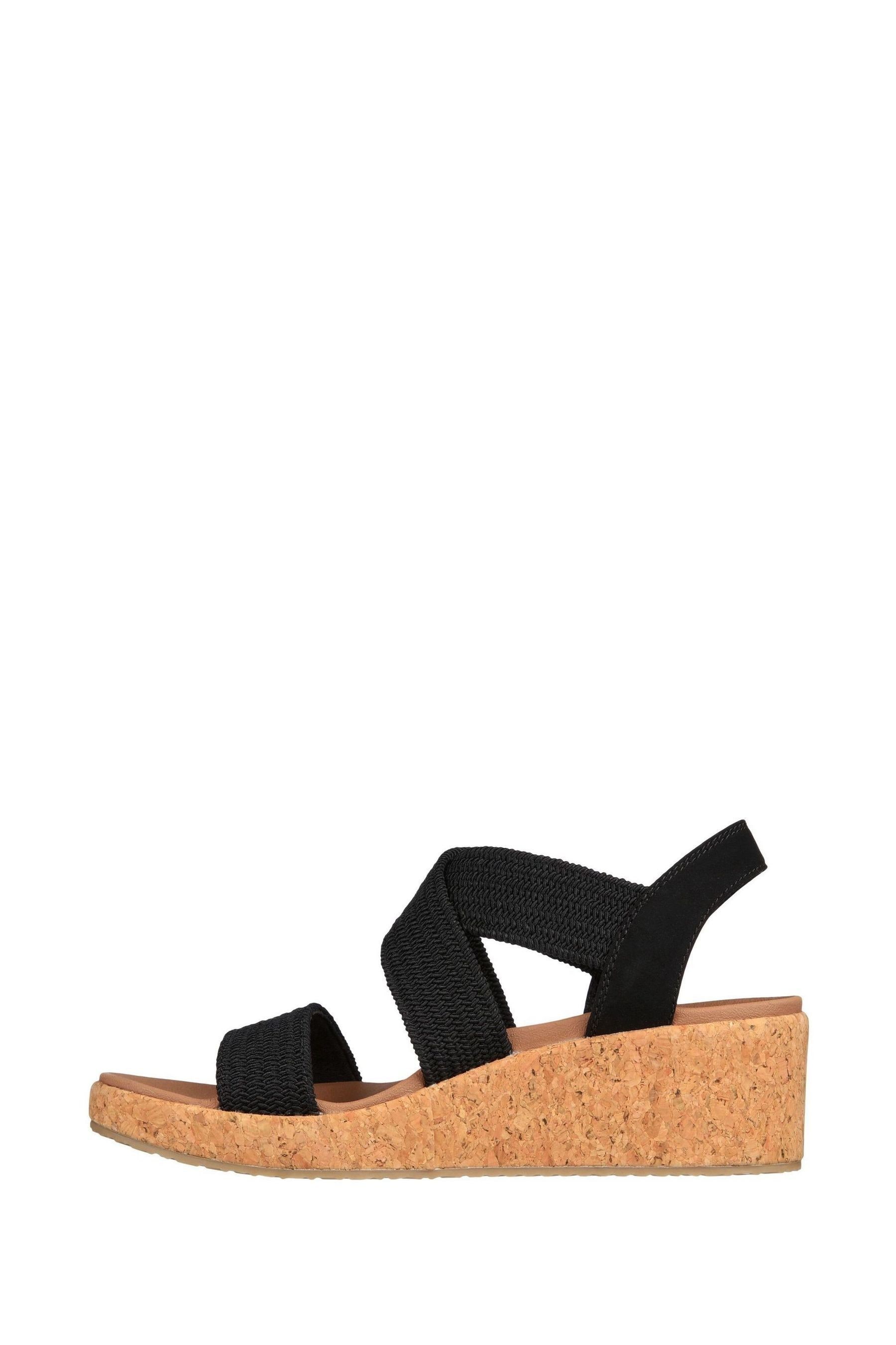 Skechers Black Arch Fit Beverlee Womens Sandals