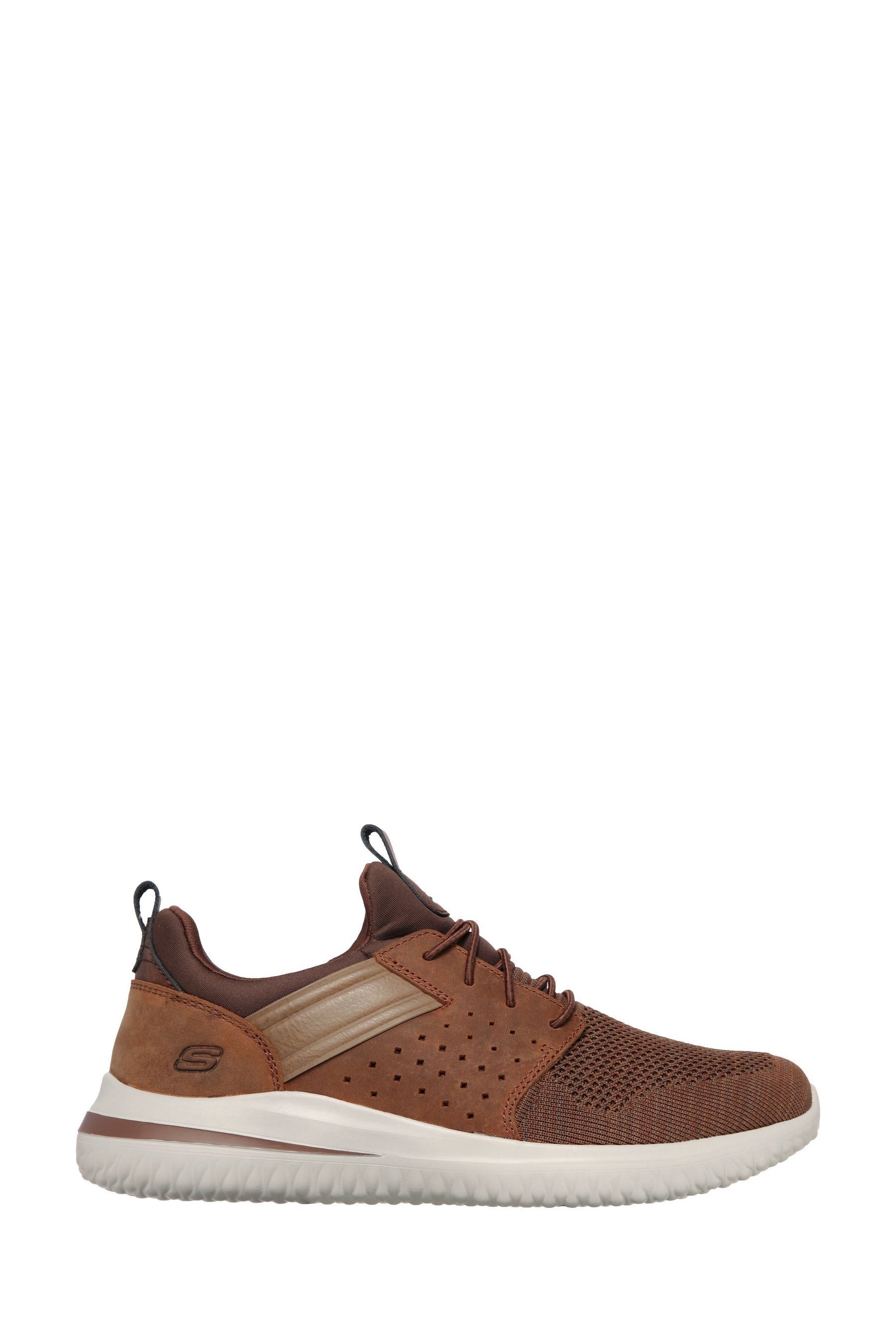 Buy Skechers Brown Delson 3.0 Cicada Mens Trainers from the Next