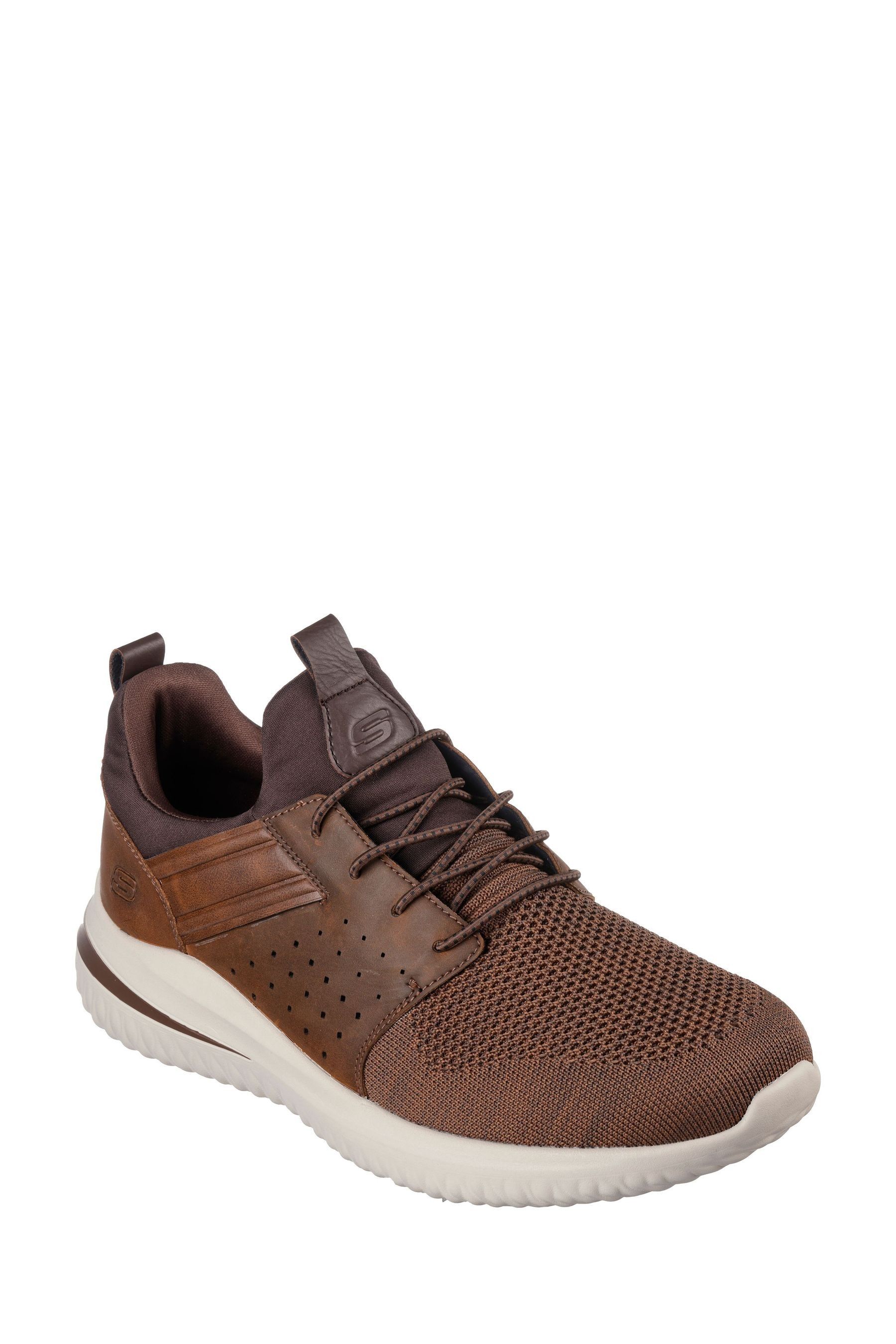 Buy Skechers Brown Delson 3.0 Cicada Mens Trainers from the Next