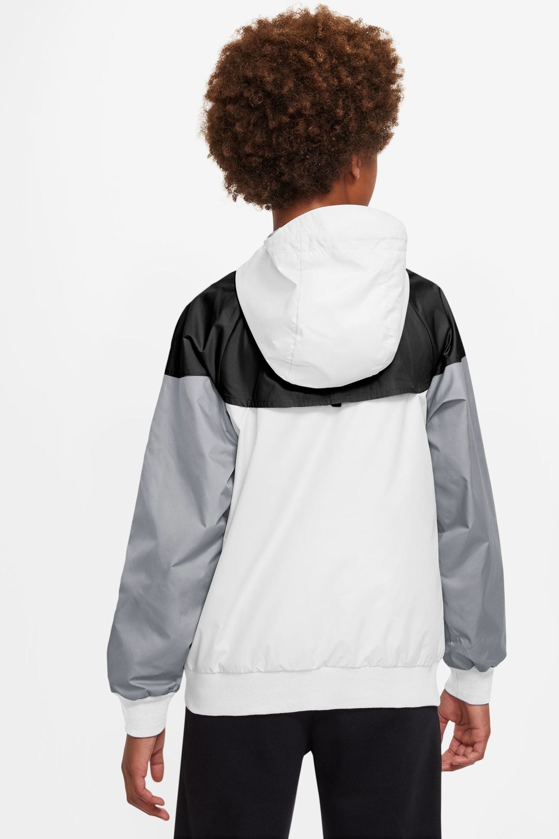 Womens nike windrunner jacket black new arrivals and white