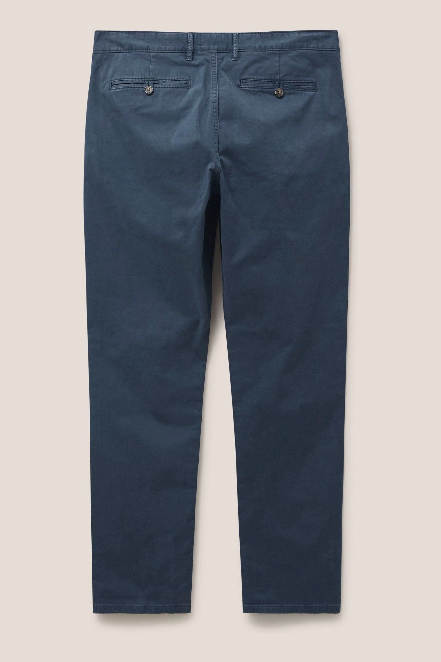 Buy White Stuff Blue Sutton Organic Chino Trousers from the Next UK online shop