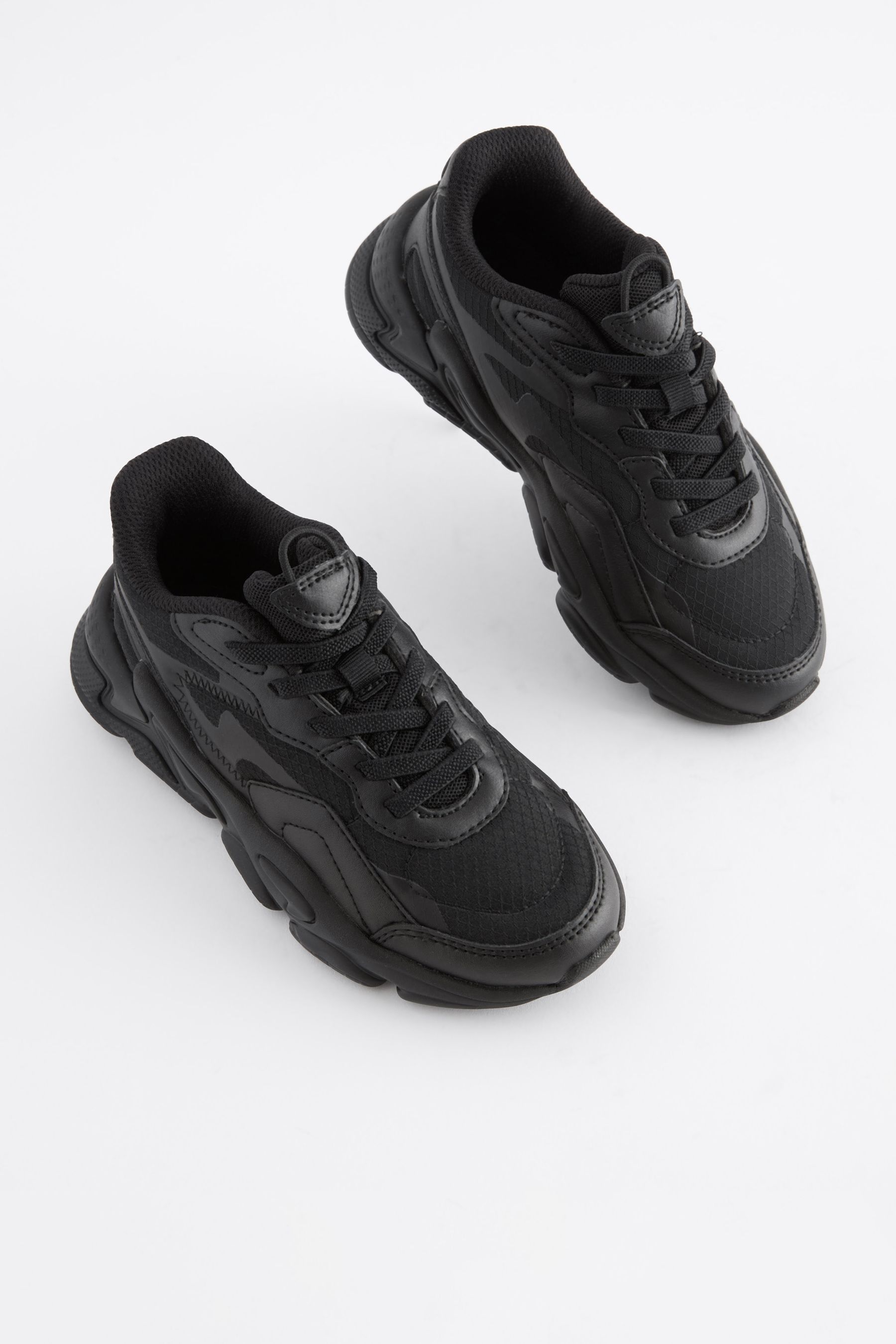 Black sole trainers hotsell
