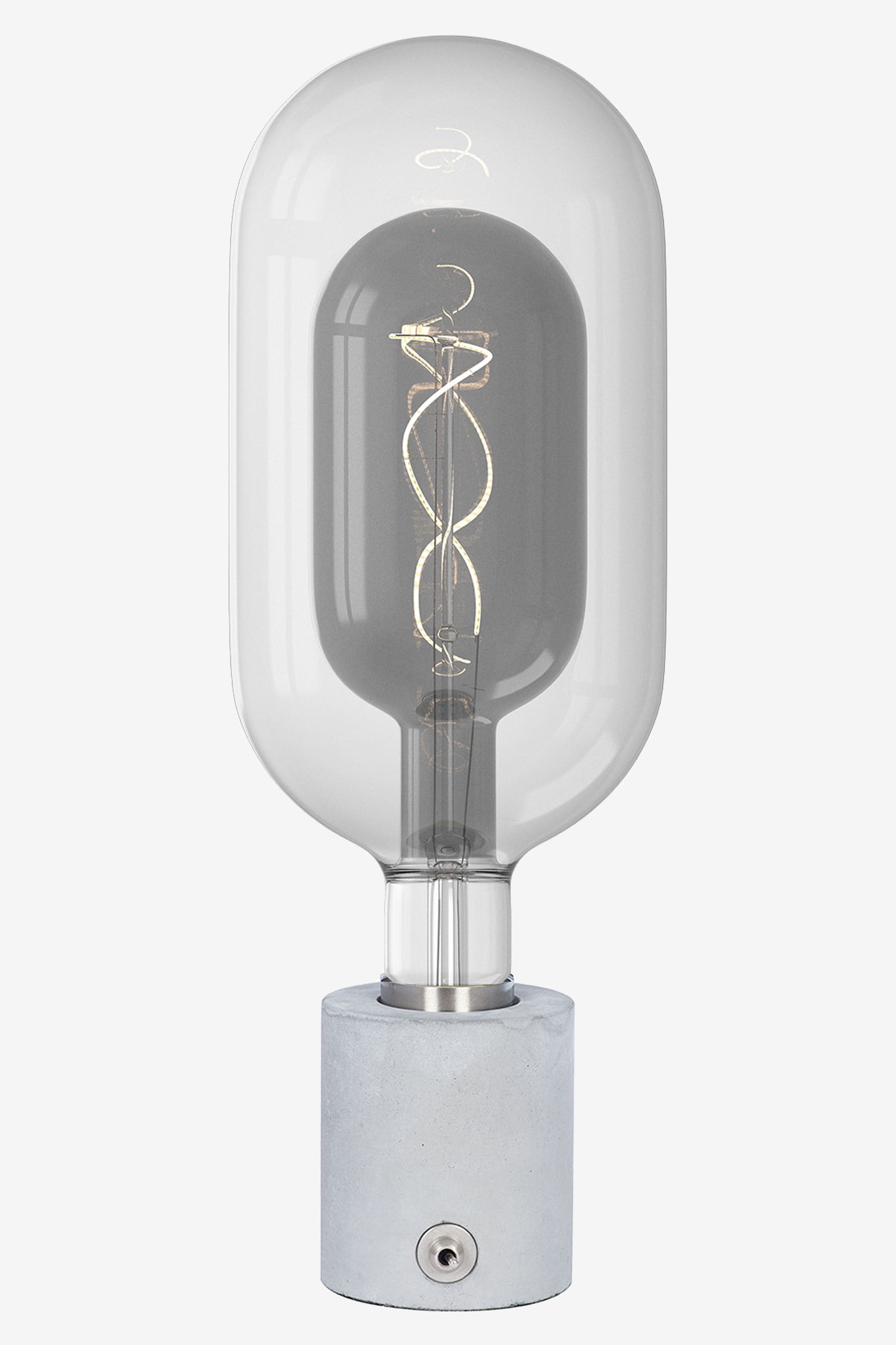 Concrete bulb outlet holder