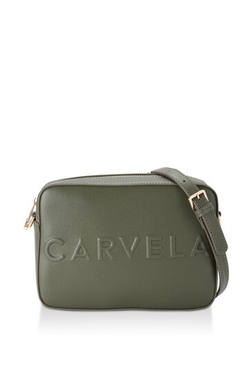 Carvela Green Frame X-Body Bag