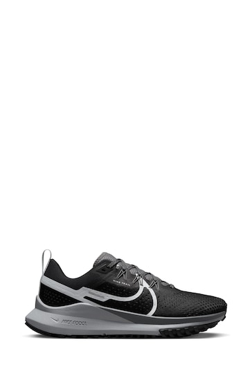 Nike Silver/Black Pegasus 4 Trail Running Trainers