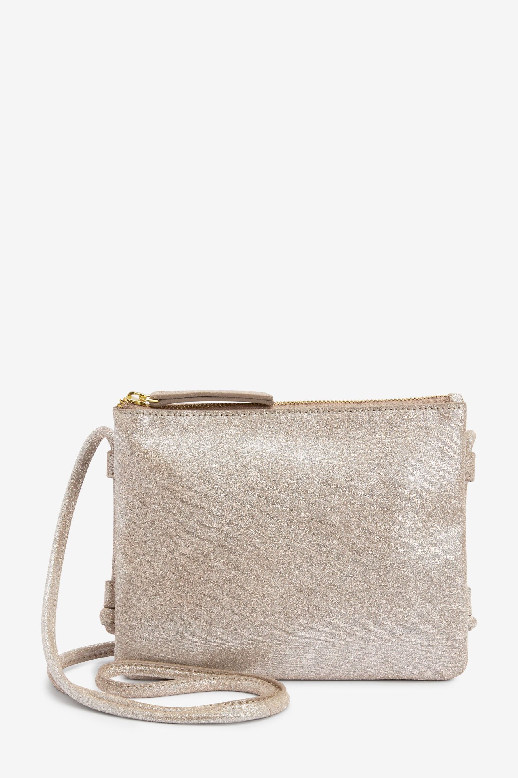 Gold crossover bag hotsell