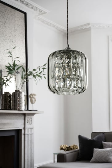 Smoke Grey Chelsea Easy Fit Pendant Lamp Shade