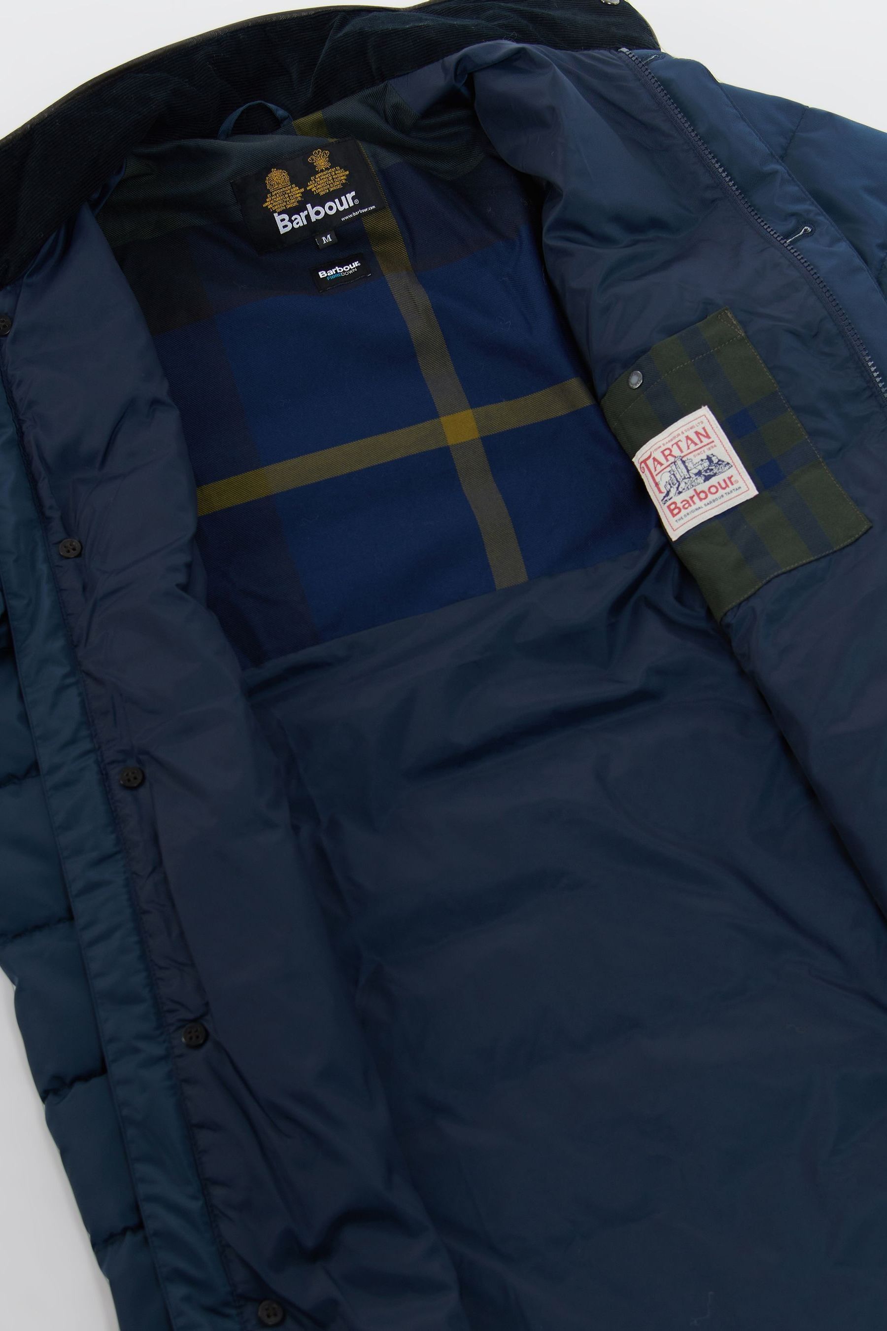 Barbour Blue Tonbridge Baffle Quilt Jacket
