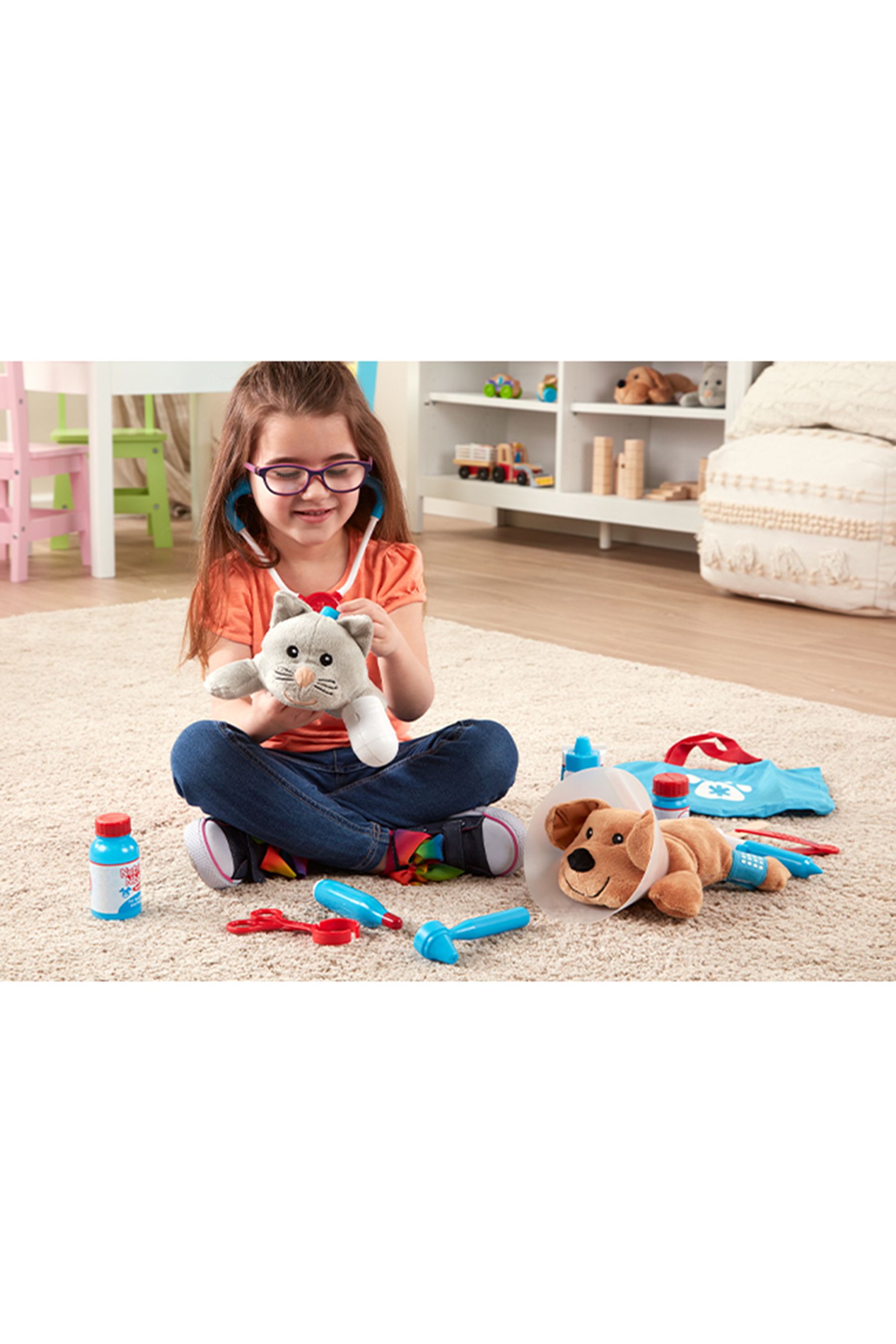 Melissa & doug examine & treat deals pet vet play set