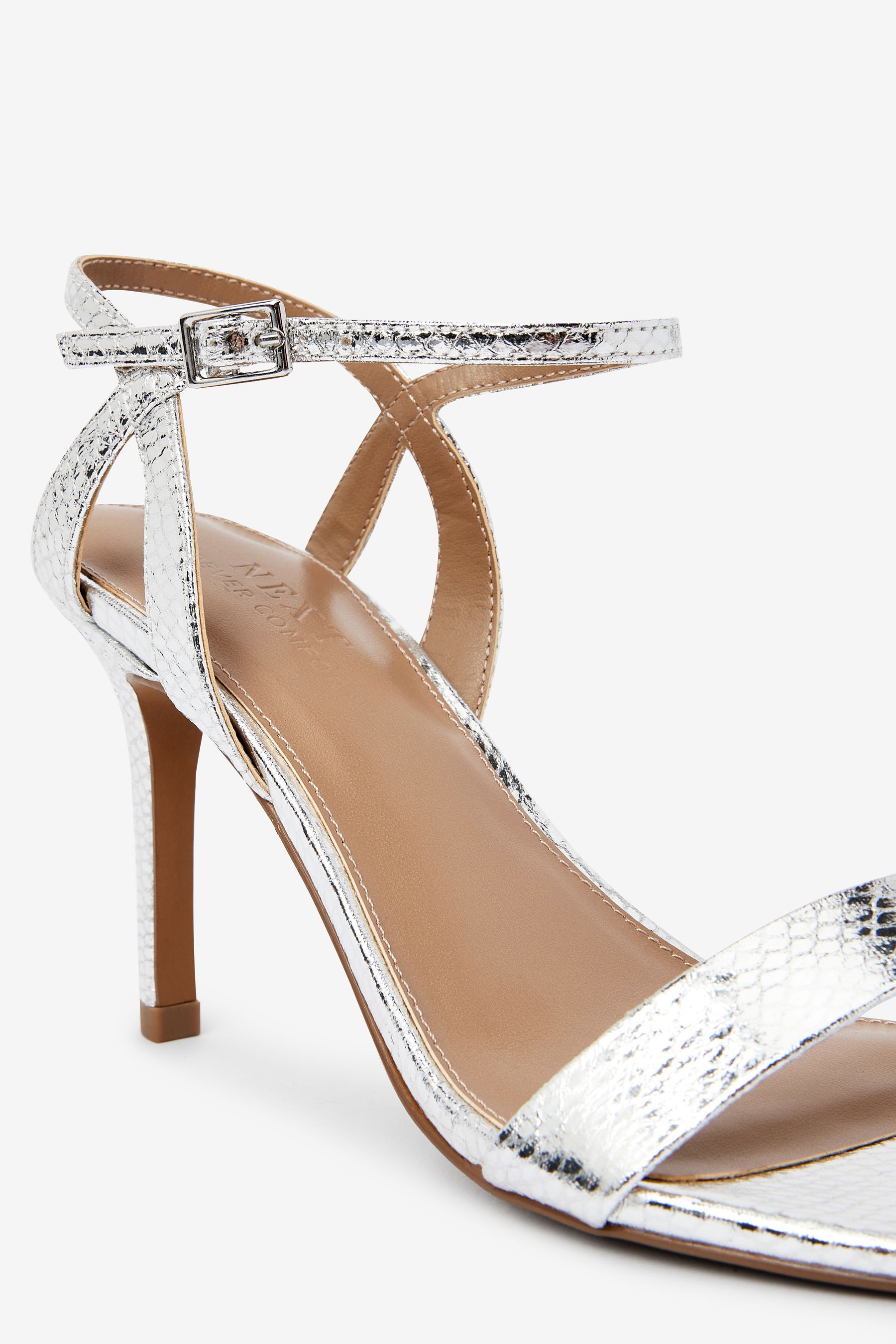 Extra wide silver hotsell sandals