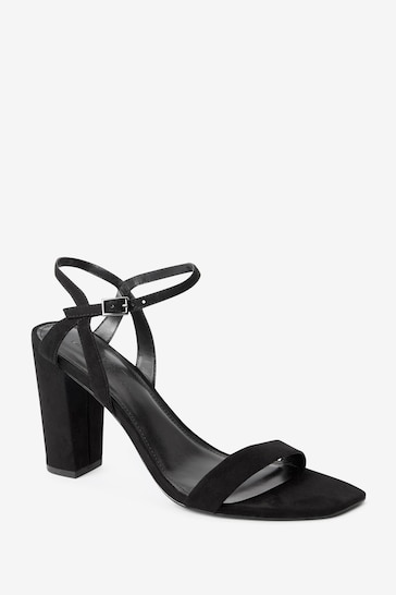 Black Forever Comfort® Block Simple Sandals