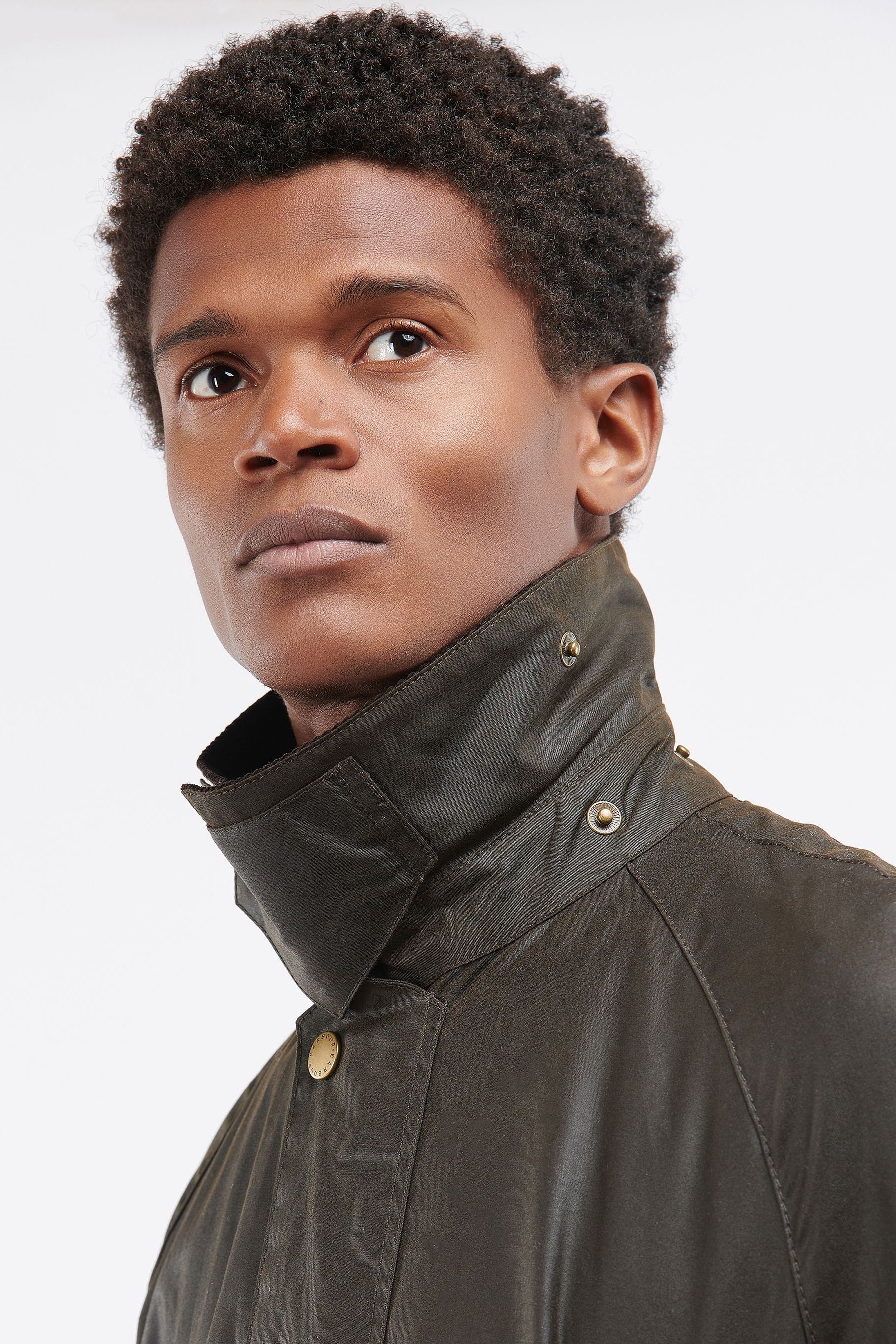 Barbour wax hot sale jacket green