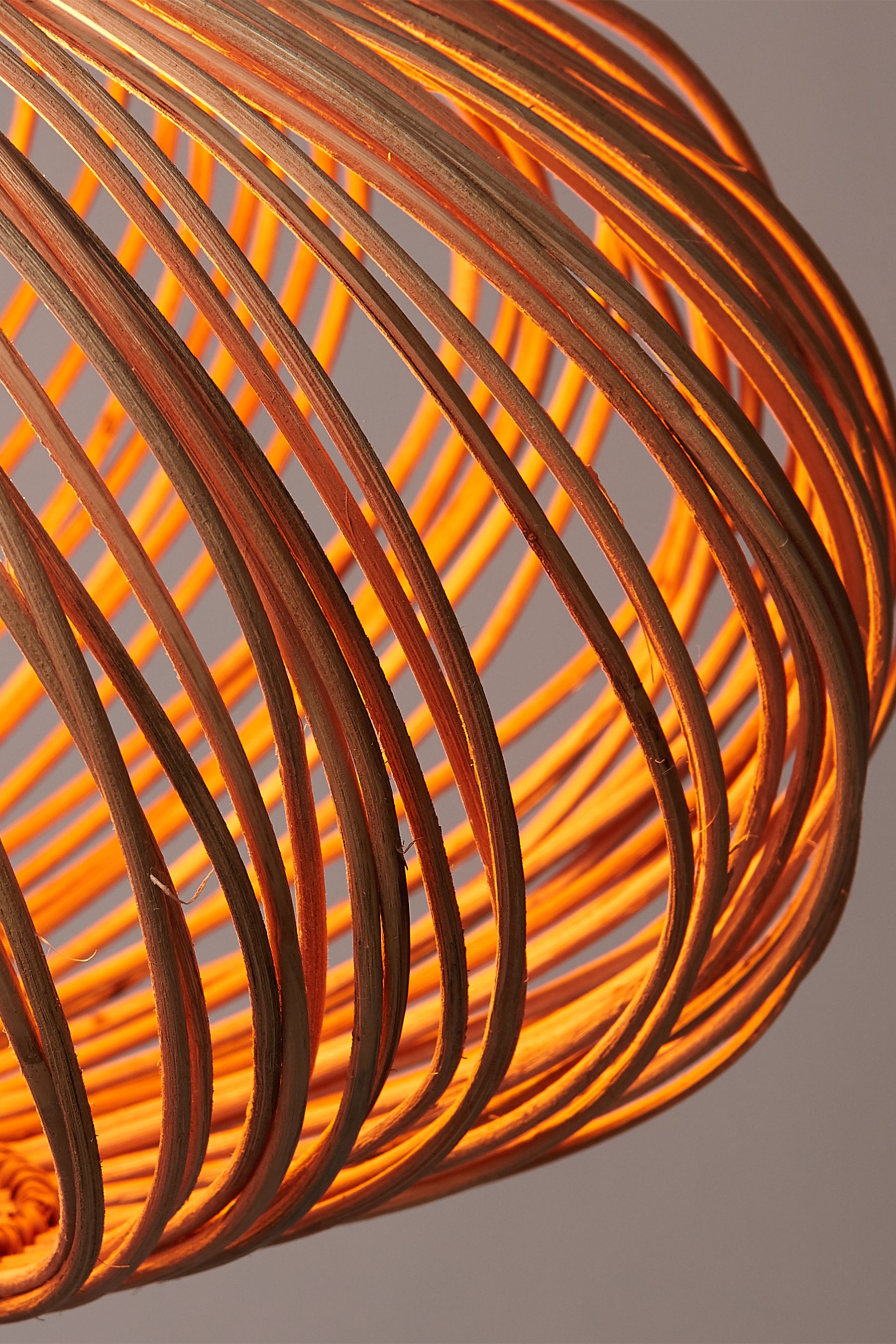 Oliver bonas rattan deals lampshade
