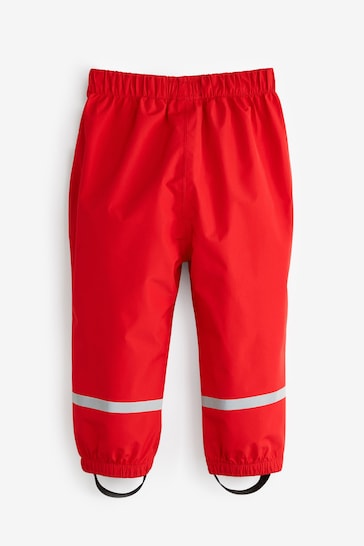 Red Waterproof Trousers (9mths-7yrs)