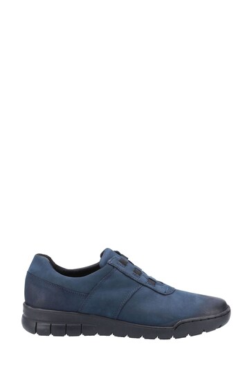 Fleet & Foster Cristianos Blue Slip On Shoes