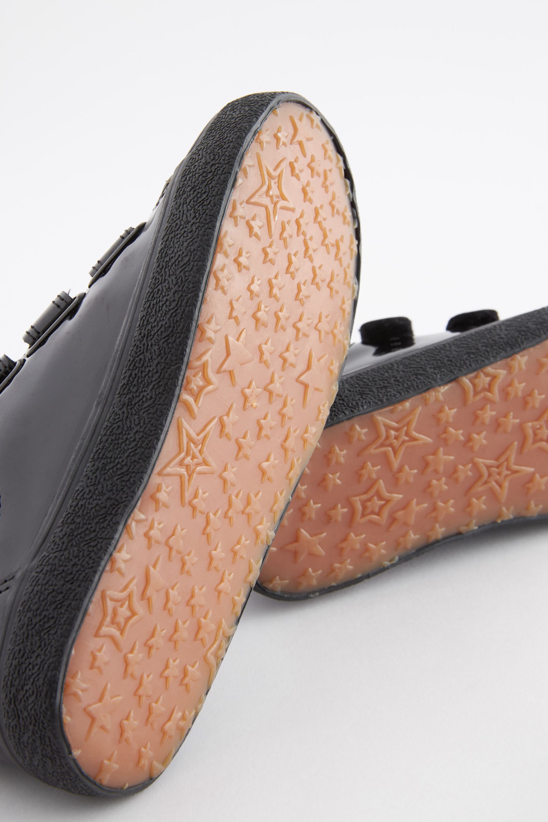 Black patent trainers womens online