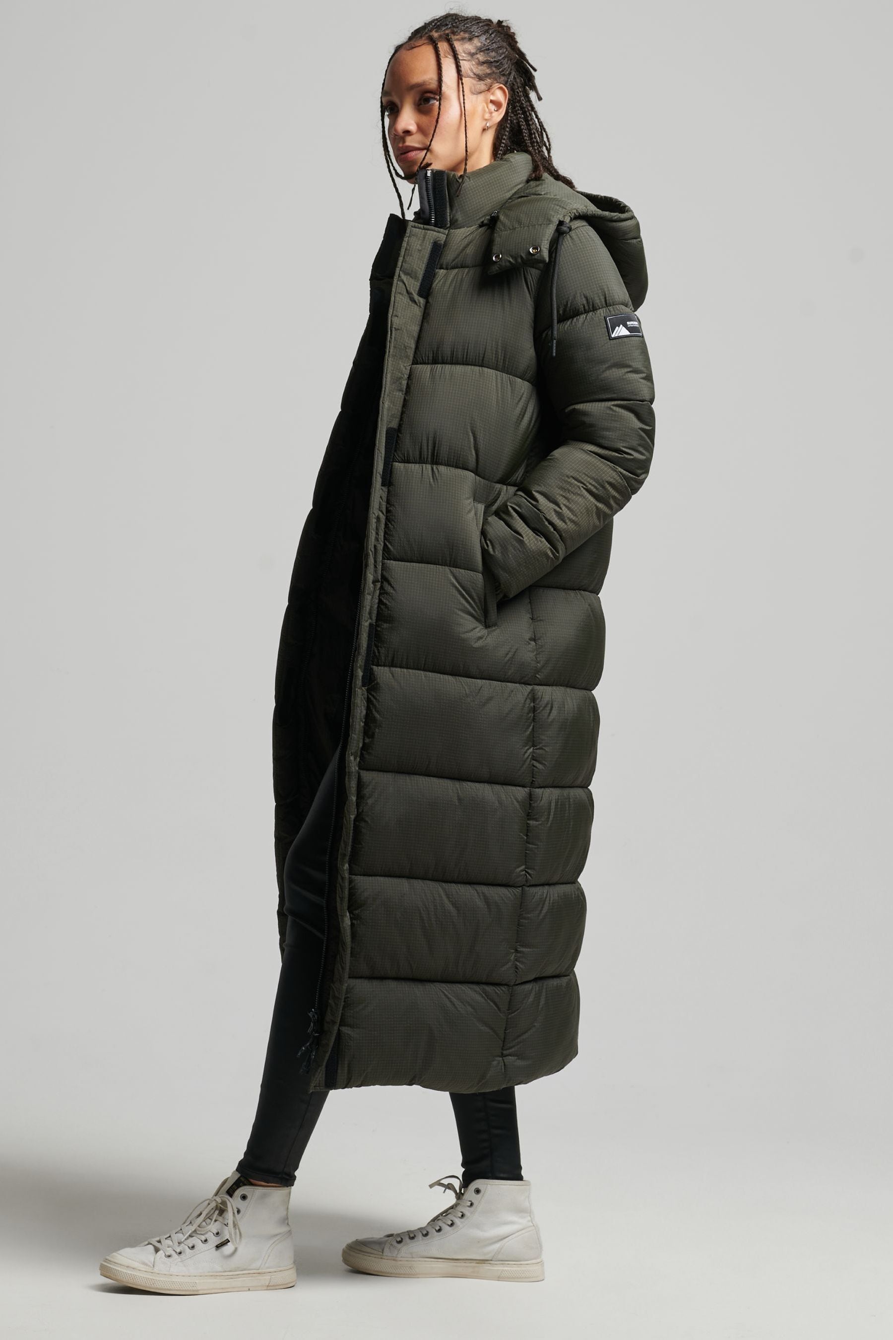 Mesh on sale longline jacket