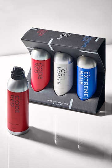Set of 3 200ml Fragranced Body Sprays