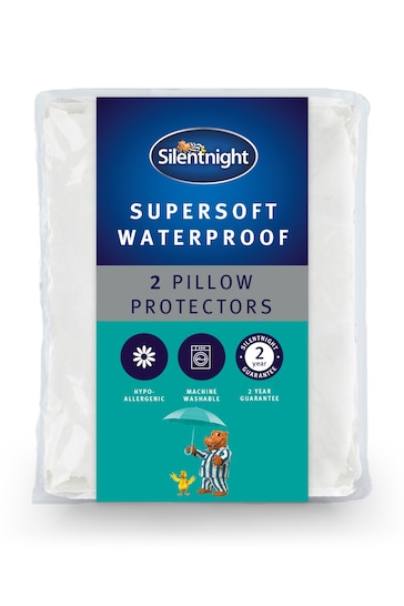 Silentnight Set of 2 Waterproof Pillow Protectors